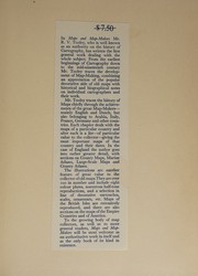 Cover of: Maps and map-makers