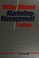 Cover of: Marketing-Management