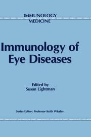 Cover of: Immunology of eye diseases