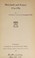 Cover of: Maryland and France, 1774-1789