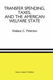 Cover of: Transfer spending, taxes, and the American welfare state