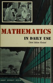 Cover of: Mathematics in daily use