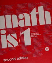 Cover of: Math is/1 by Frank Ebos, Frank Ebos