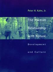 Cover of: The human relationship with nature: development and culture