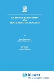 Gradient estimation via perturbation analysis