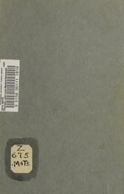 Cover of: Medical Librarianship: Principles and Practice