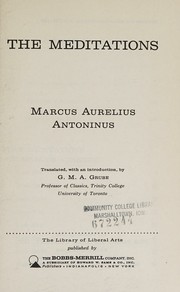 Cover of: The meditations