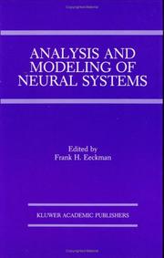 Cover of: Analysis and modeling of neural systems
