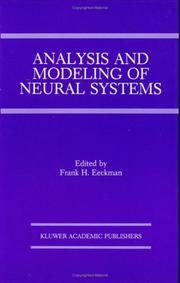 Cover of: Analysis and Modeling of Neural Systems