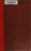 Cover of: A memoir of the Rev. John Keble