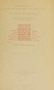 Cover of: Memoirs of the Court of Charles II: also the Kinhs's account of his escape from Worcester as dictated to Pepys ; and the Boscobel tracts....