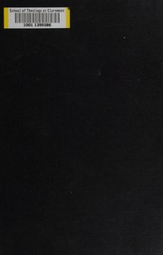 Cover of: Memorials of Edwin Hatch, D.D., sometime Reader in Ecclesiastical History in the University of Oxford, and Rector of Purleigh