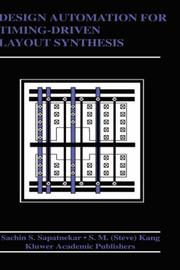 Cover of: Design automation for timing-driven layout synthesis