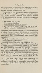 Cover of: The Messiah in the Old Testament