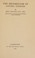 Cover of: The metabolism of living tissues