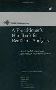 Cover of: A Practitioner's handbook for real-time analysis by Mark Klein ... [et al.].