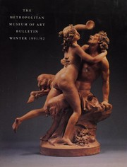 Cover of: The Metropolitan Museum of Art Bulletin : Winter 1991/92, Volume XLIX, Number 3: French Terracottas