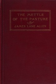 Cover of: The Mettle of the Pasture