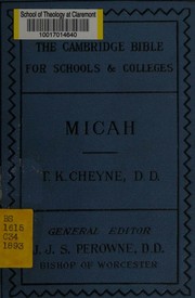 Cover of: Micah