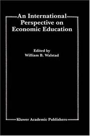 Cover of: An International perspective on economic education