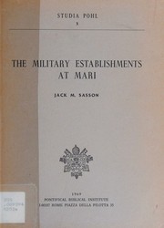 Cover of: The military establishments at Mari