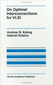 Cover of: On optimal interconnections for VLSI