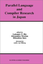 Cover of: Parallel language and compiler research in Japan