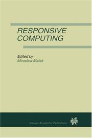 Cover of: Responsive computing | 