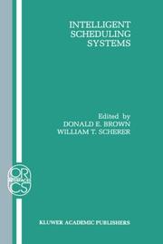 Cover of: Intelligent scheduling systems
