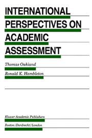Cover of: International perspectives on academic assessment