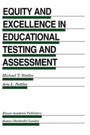Cover of: Equity and excellence in educational testing and assessment