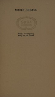 Cover of: Mister Johnson