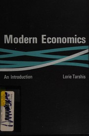 Cover of: Modern economics;: An introduction