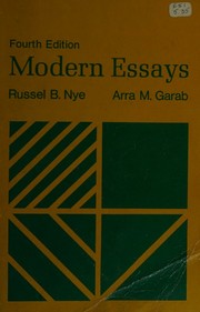 Cover of: Modern essays