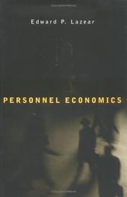 Personnel economics by Edward P. Lazear