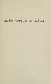 Cover of: Modern Poetry and the Tradition