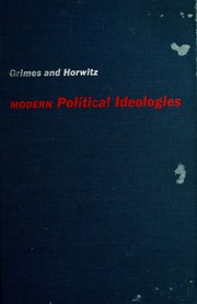 Cover of: Modern political ideologies