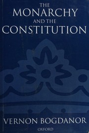 Cover of: The monarchy and the constitution