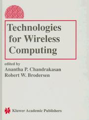 Cover of: Technologies for wireless computing