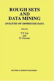 Cover of: Rough Sets and Data Mining: Analysis of Imprecise Data