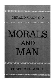 Cover of Morals and man by Gerald Vann