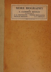 Cover of: More biography