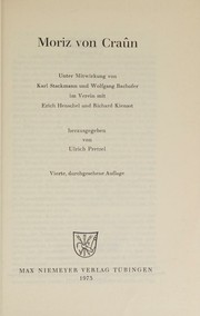 Cover of: Moriz von Craûn