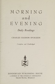 Cover of: MORNING AND EVENING DAILY READINGS