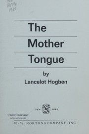 Cover of: The mother tongue