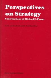 Cover of: Perspectives on strategy: contributions of Michael E. Porter