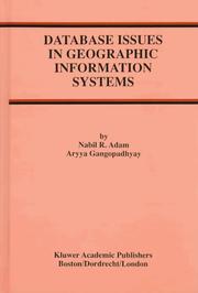 Cover of: Database issues in geographic information systems