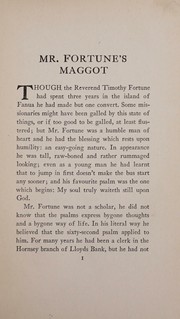 Mr Fortune's Maggot