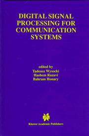 Cover of: Digital signal processing for communication systems