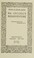 Cover of: Mr. Incoul's misadventure.